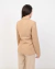 Blazer Alfaiataria Com Ombreira Botões Dourados Cáqui - comprar online
