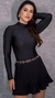 Body Manga Longa Gola Alta Preto - Nardim - Authentic Fashion