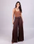 Calça Pantalona Ampla Elástico Cintura - Nardim - Authentic Fashion