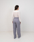 Calça Pantalona Alfaiataria Cinza - comprar online