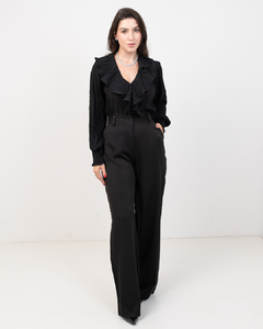 Calça Pantalona Alfaiataria Preto
