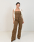 Imagem do Calça Wide Leg Sarja Marrom Caqui