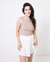 Cropped Regata Nadador Liso Bege Nude - loja online
