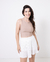 Imagem do Cropped Regata Nadador Liso Bege Nude