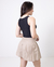 Cropped Regata Nadador Liso Preto - loja online