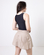 Imagem do Cropped Regata Nadador Liso Preto