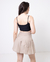 Saia Curta Prega Bege Nude - comprar online