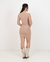Vestido Tubinho Curto Manga Longa Nude na internet
