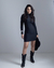 Imagem do Vestido Tubinho Curto Preto - Manga Longa