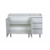 Bajo Mesada Arco 120 Roble Blanco - comprar online
