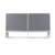 Alacena Sorrento 2 Puertas - 110x32,3x67,50 - Cascina/Gris