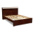 Cama 2 Plazas Ecopack Repisa Tabaco - Maple