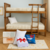 Combo Cama Superpuesta Desmontable con REGALOS (2 colchones espuma + 2 almohadas + 2 sábanas)