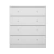 Cajonera 4 Cajones 90 Cm Blanco