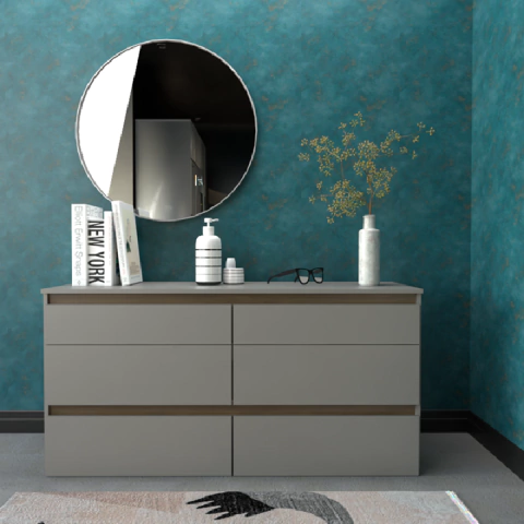 Cómoda 6 Cajones (3113-GC) - Gris - comprar online