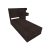Respaldo Con 1 Mesa Flotante 80-100 Wengue - comprar online
