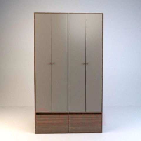 Placard 4 Puertas, 2 C/Cajones, Zapatero 212Cm (6006)