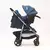 Cochecito Travel System Con Huevito y Manillar Rebatible (1390TS-D), Color Azul - comprar online