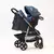 Cochecito Travel System Con Huevito y Manillar Rebatible (1390TS-D), Color Azul en internet