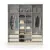 Placard 180 3P 3C Premium Nature Tabaco Melamina - comprar online