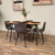 Juego de Comedor Soho con Mesa Extensible Nova Wood + 6 Sillas Soho - tienda online
