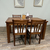 Mesa de Comedor Extensible Corpus 150 a 200cm. (357-3) - Color Castaño en internet