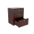 Mesa de Luz 3 Cajones Nature Wengue - comprar online