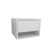 Mesa De Luz 1 Cajon Flotante Y Hueco Blanco - comprar online