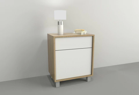 Mesa De Luz 1 Cajon/1 Puerta (6426)