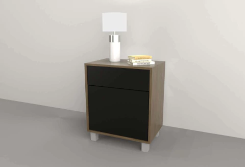 Mesa De Luz 1 Cajon/1 Puerta (6426) - comprar online