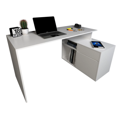Escritorio Con Mueble Bajo 140cm. (3048) - comprar online