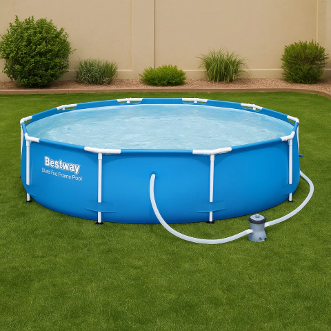Pileta Redonda Estructural Bestway 305x76cm. C/Bomba - comprar online