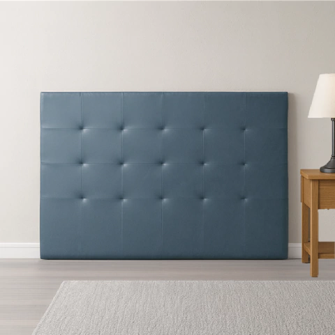 Respaldo Sommier con Costura 160cm. - Tela Pana - comprar online