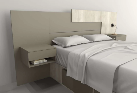 Respaldo Extensible Para Box 140 y 160cm. (6446) - Gamma Hogar