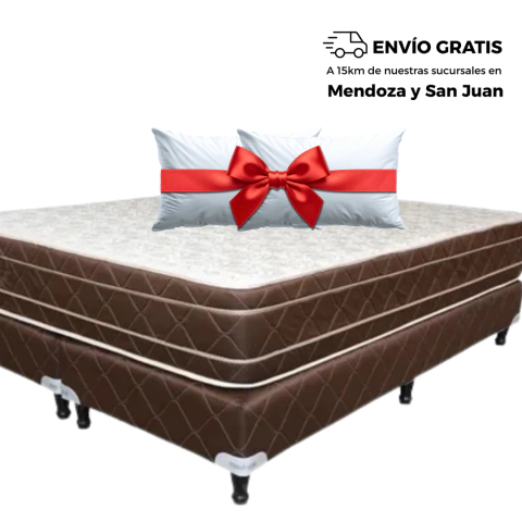 Conjunto Sommier Espuma Maxiking Zafiro 180x200x30cm.