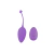 Bala recargable con control Sweety - morado