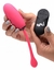 Huevo apachurable de silicona con control remoto 28X - Rosa