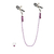 Pinzas para pezones con cadena morada Nipple Play®
