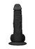 Realistic Dildo With Balls - 23 cm - Black - tienda en línea