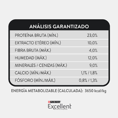 EXCELLENT FORMULA ADULTO X 20 KG - tienda online