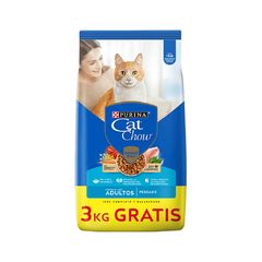 CAT CHOW ADULTO PESCADO 15+3 KG BONUS
