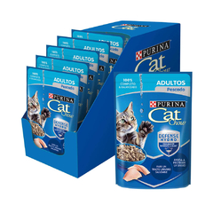 CAT CHOW POUCH ADULTO PESCADO - Timoteo Pet Shop