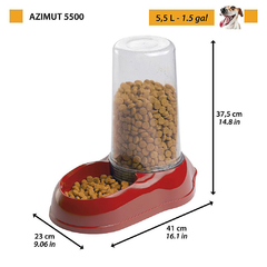 DISPENSER FERPLAST AZIMUT 5500 - AGUA/COMIDA - tienda online