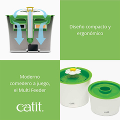 FUENTE BEBEDERO FLOWER CAT IT - Timoteo Pet Shop