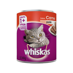 WHISKAS LATA ADULTOS SABOR CARNE - comprar online