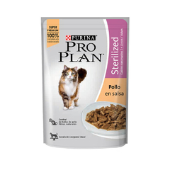 PRO PLAN POUCH GATO STERILIZED POLLO EN SALSA