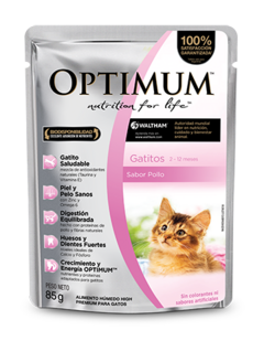 OPTIMUM POUCH GATITO POLLO