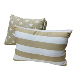 Almohaditas gabardina/tusor rellenas con vellón soft - mini baby - accesorios para bebés