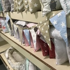 Banderines de Tela x 8 triángulos en internet
