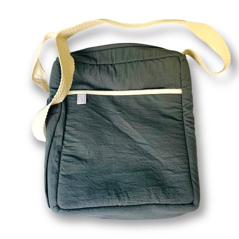 Minibolso Gabardina 100% Algodón 3 Bolsillos Externos